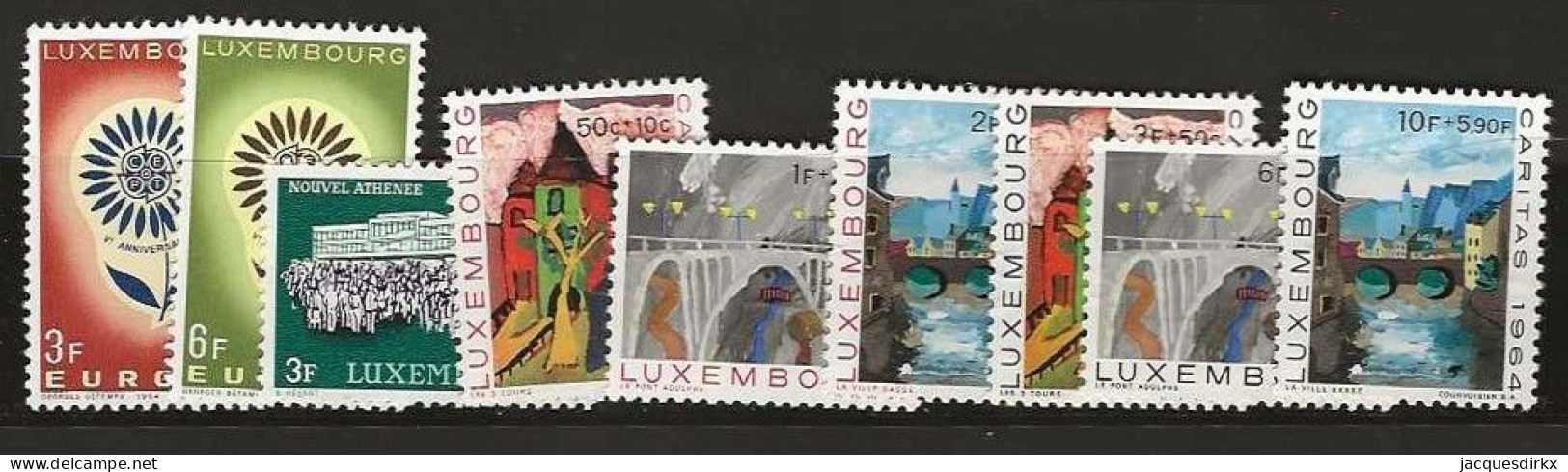 Luxembourg  .  Y&T   .   9 Timbres    .   **    .    Neuf Avec Gomme Et SANS Charnière - Neufs