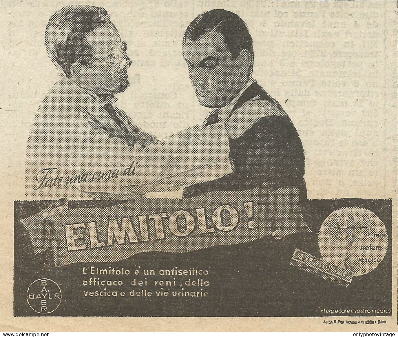 Fate Una Cura Di Elmitolo - Pubblicità 1941 - Advertising - Reclame