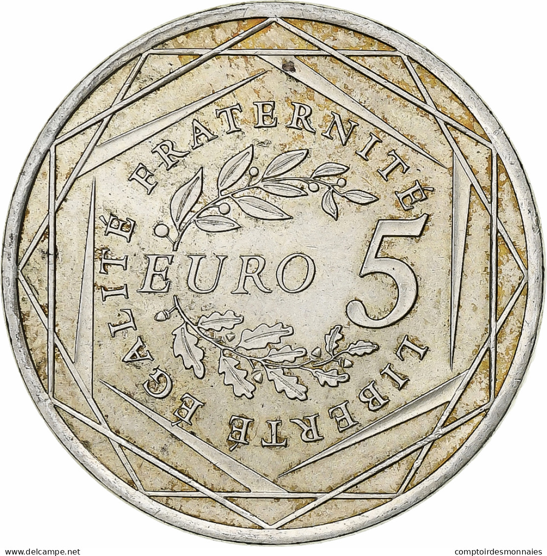 France, 5 Euro, Semeuse, 2008, Argent, SPL, KM:1534 - Frankreich