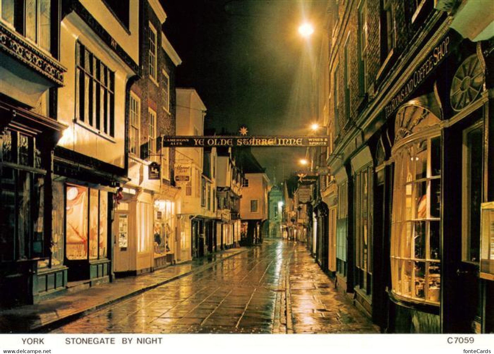 73952787 York__UK Stonegate By Night - Autres & Non Classés