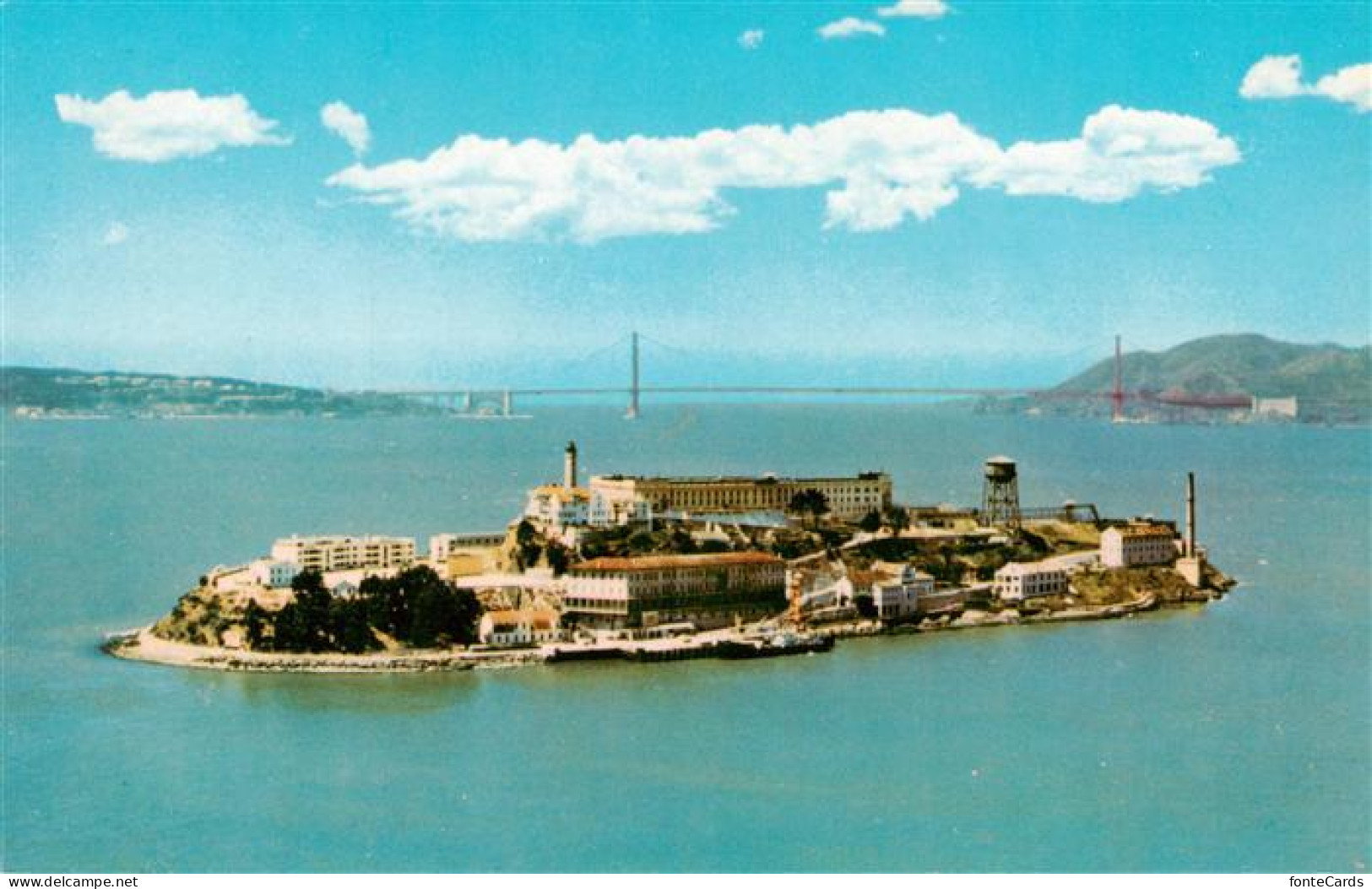 73952303 Alcatraz_San_Francisco_USA Inselblick Fliegeraufnahme - Autres & Non Classés