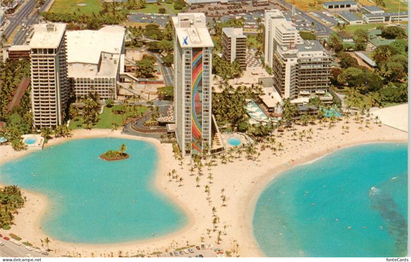 73952244 Waikiki_Honolulu_Hawaii_USA The Hilton Hawaiian Village Air View - Other & Unclassified