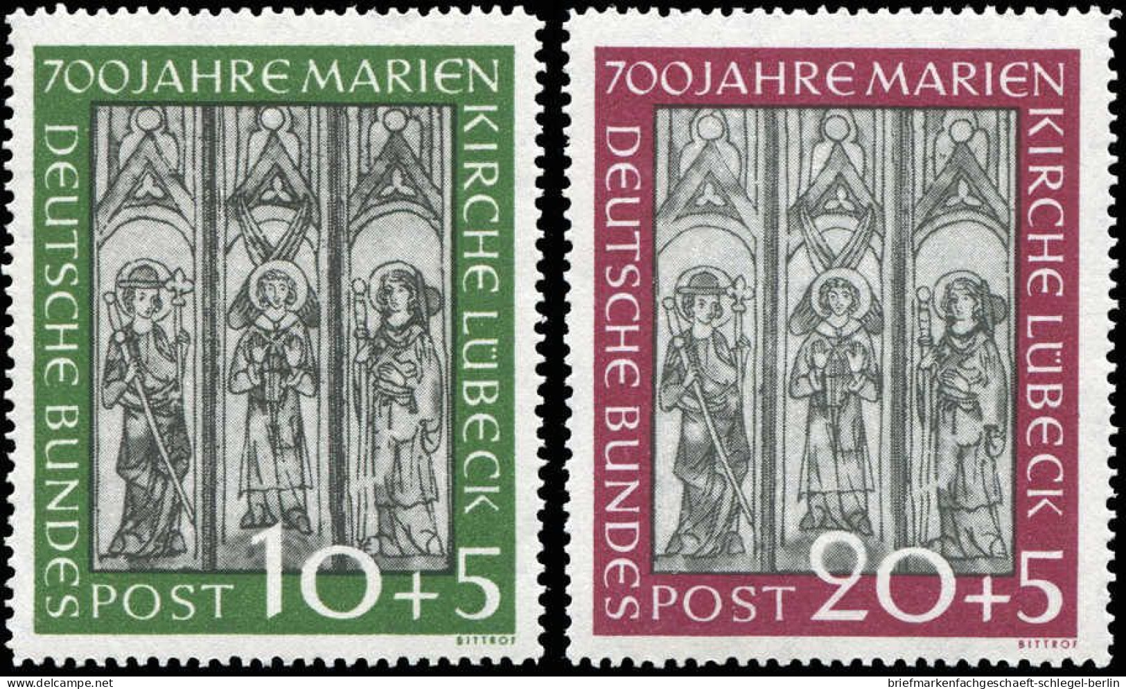 Bundesrepublik Deutschland, 1951, 139-40, Postfrisch - Altri & Non Classificati