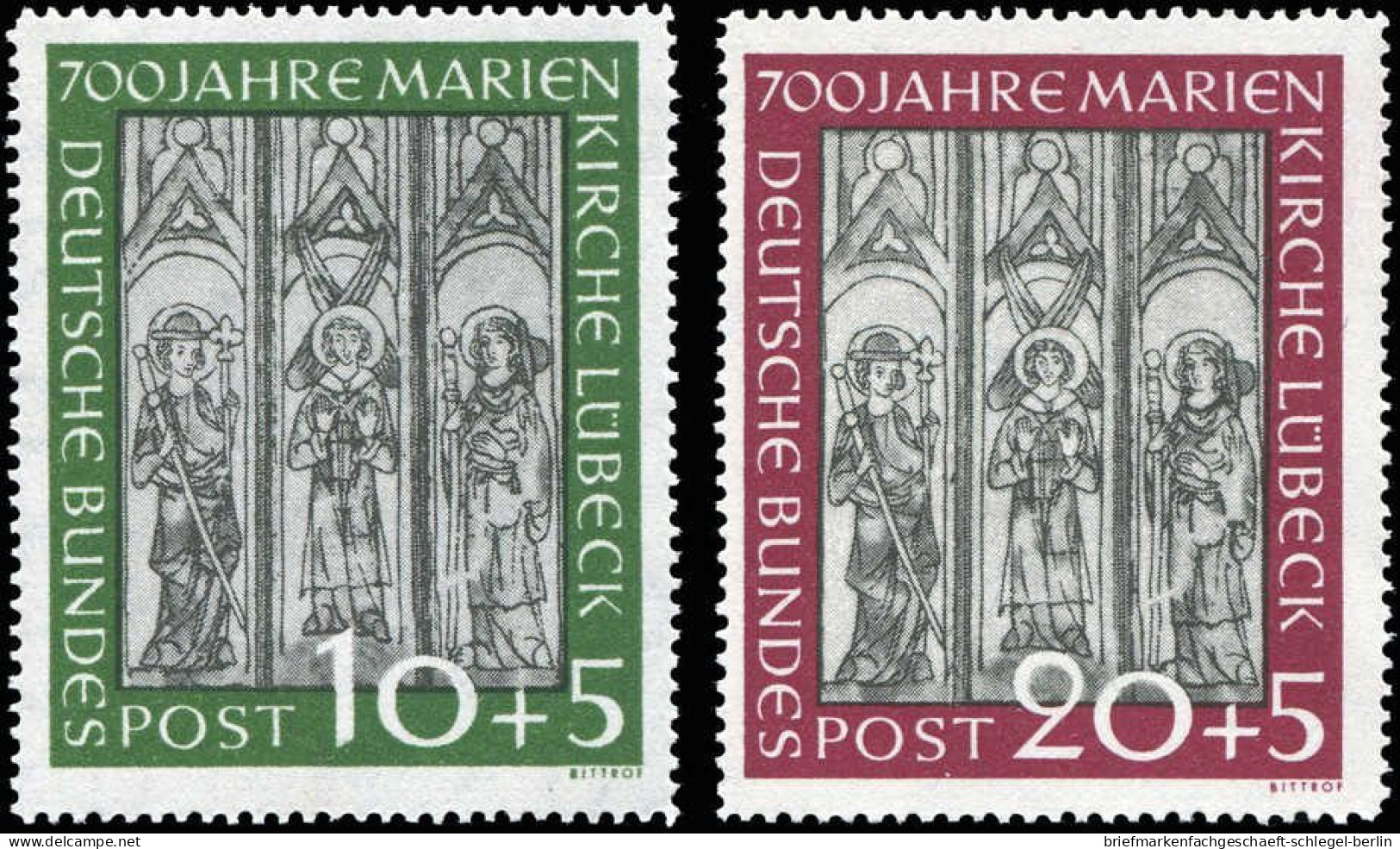 Bundesrepublik Deutschland, 1951, 139-40, Postfrisch - Altri & Non Classificati