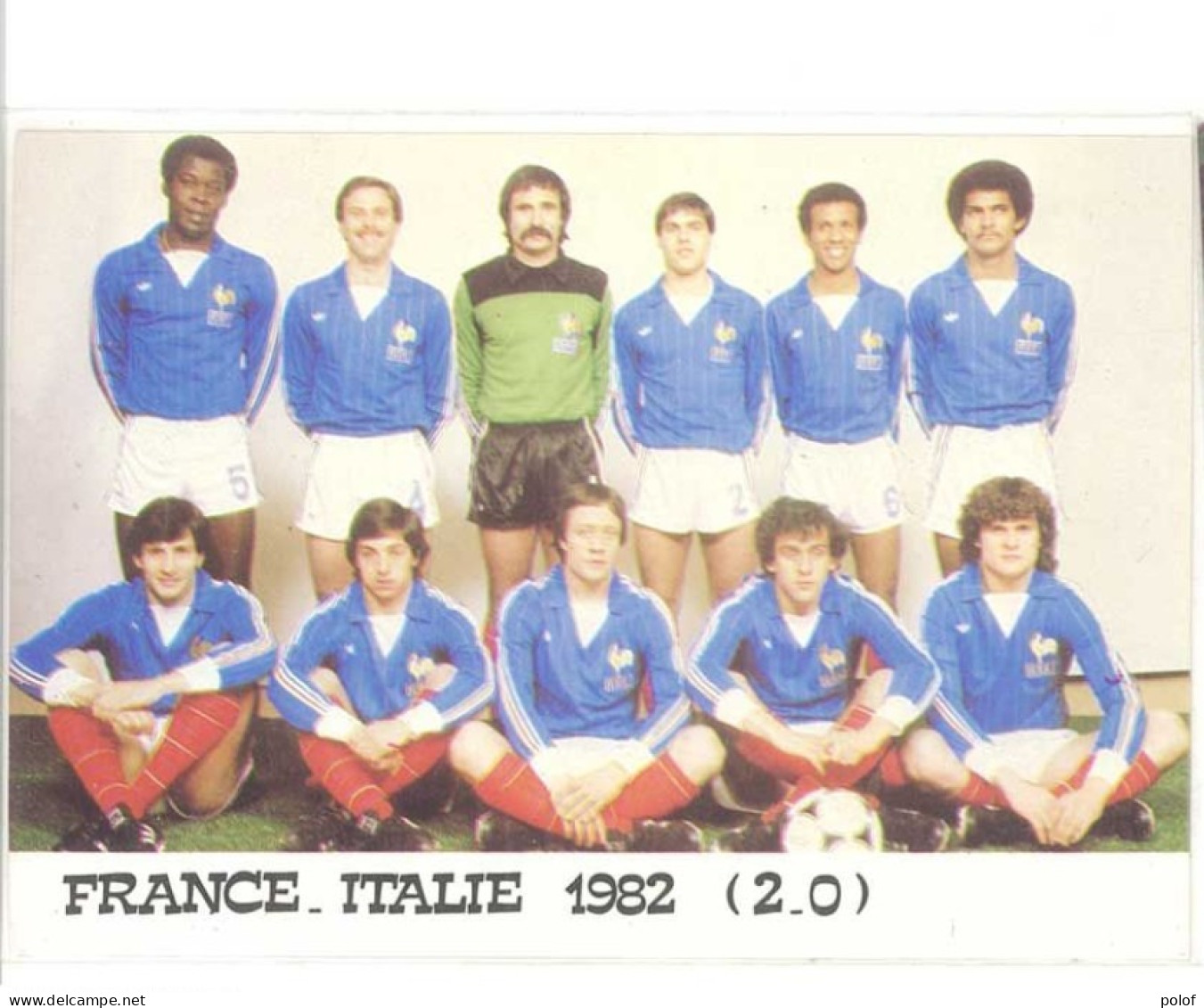 FOOTBALL - Equipe De France - France- Italie 1982 '2-0)  (125340) - Fussball