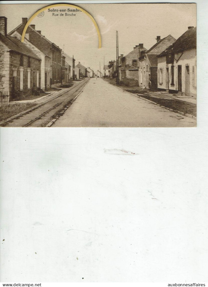 HAINAUT SOLRE-SUR-SAMBRE RUE DE BINCHE /182 - Sonstige & Ohne Zuordnung