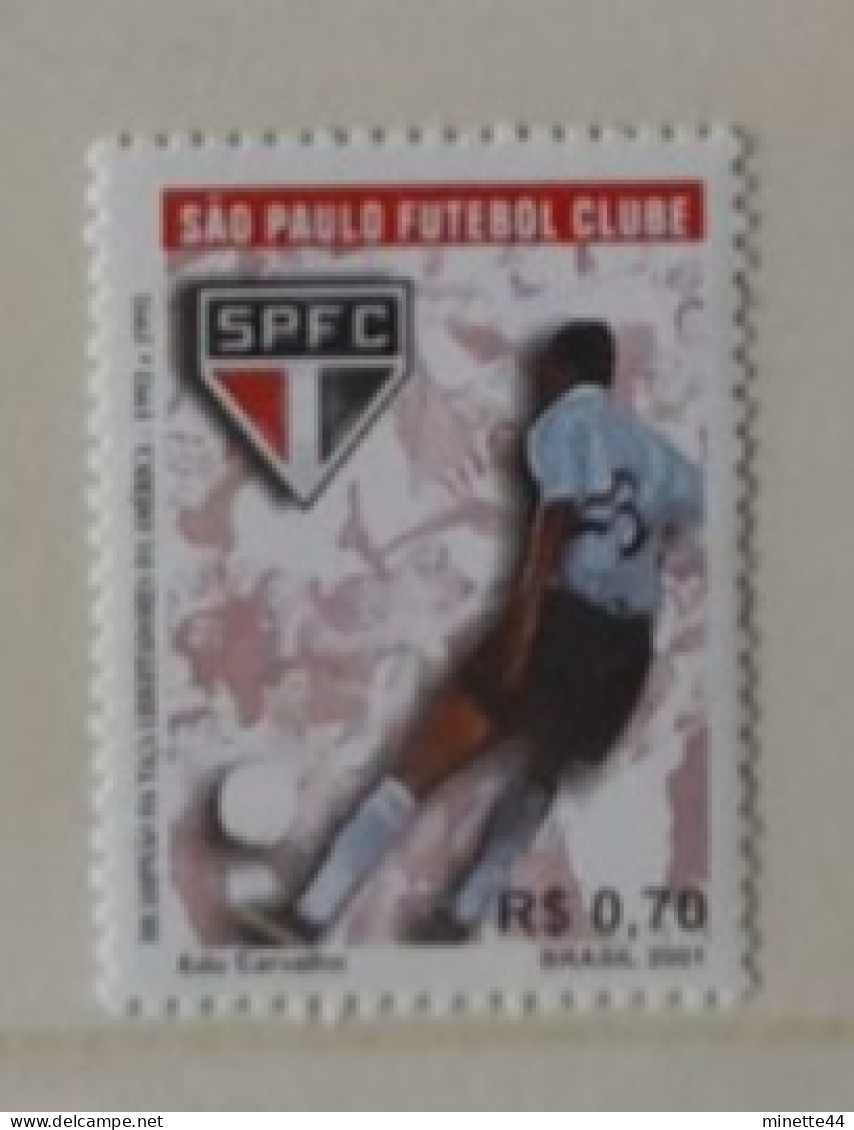 BRESIL BRASIL  2001  MNH**   FOOTBALL FUSSBALL SOCCER CALCIO VOETBAL FUTBOL FUTEBOL FOOT FOTBAL - Nuovi