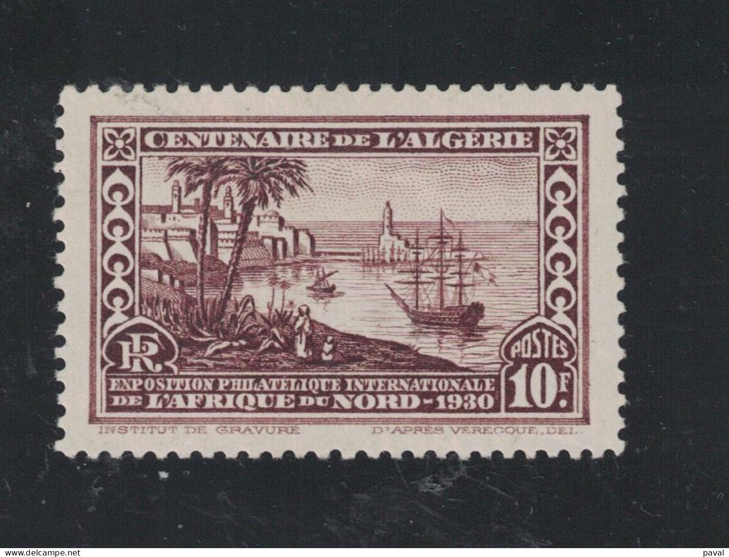 N° 100 NEUF* MH, COTE 25€, ALGERIE, 1930 - Nuevos