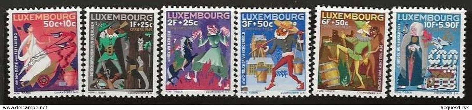 Luxembourg  .  Y&T   .   672/677    .   **    .    Neuf Avec Gomme Et SANS Charnière - Unused Stamps