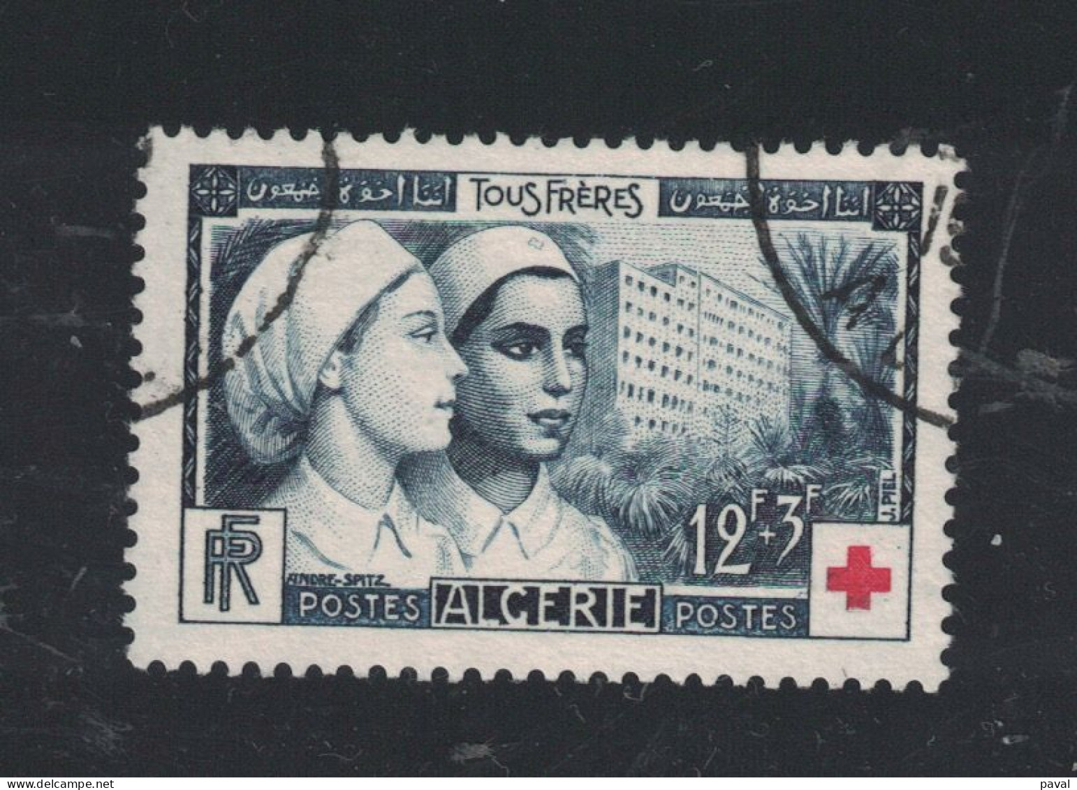 N° 316 OBLITERE, COTE 7.5€, ALGERIE, 1954 - Usados