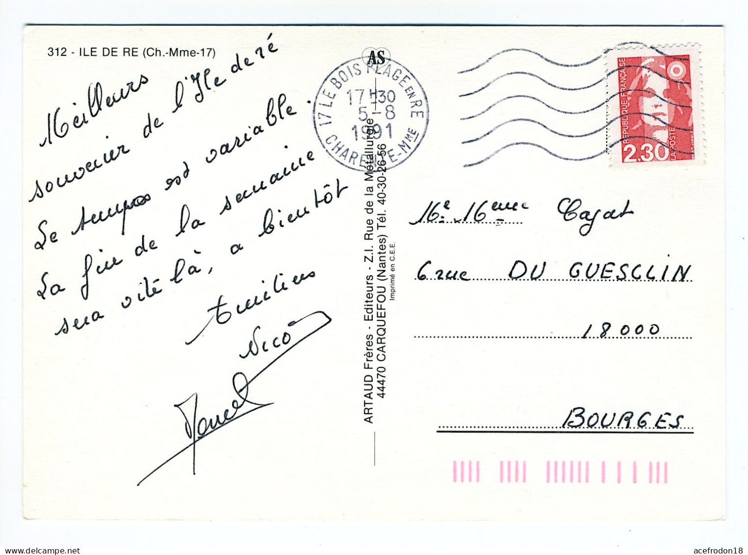 Carte Multivues - ÎLE DE RÉ - Other & Unclassified