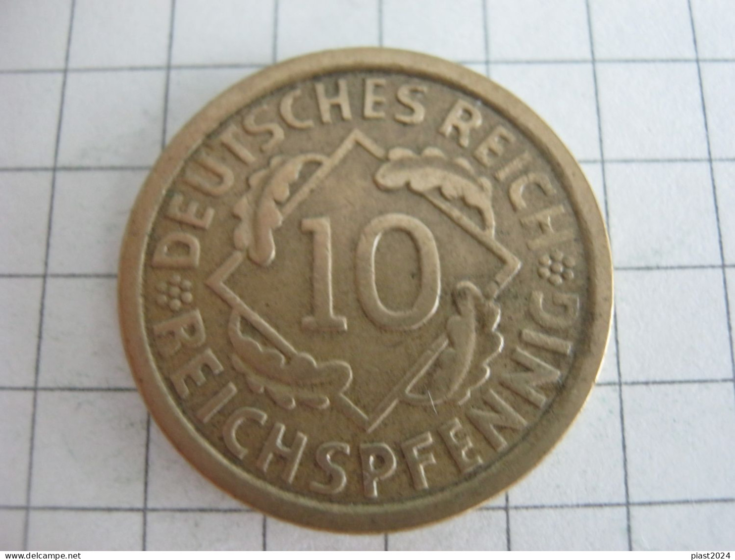 Germany 10 Reichspfennig 1935 A - 10 Rentenpfennig & 10 Reichspfennig