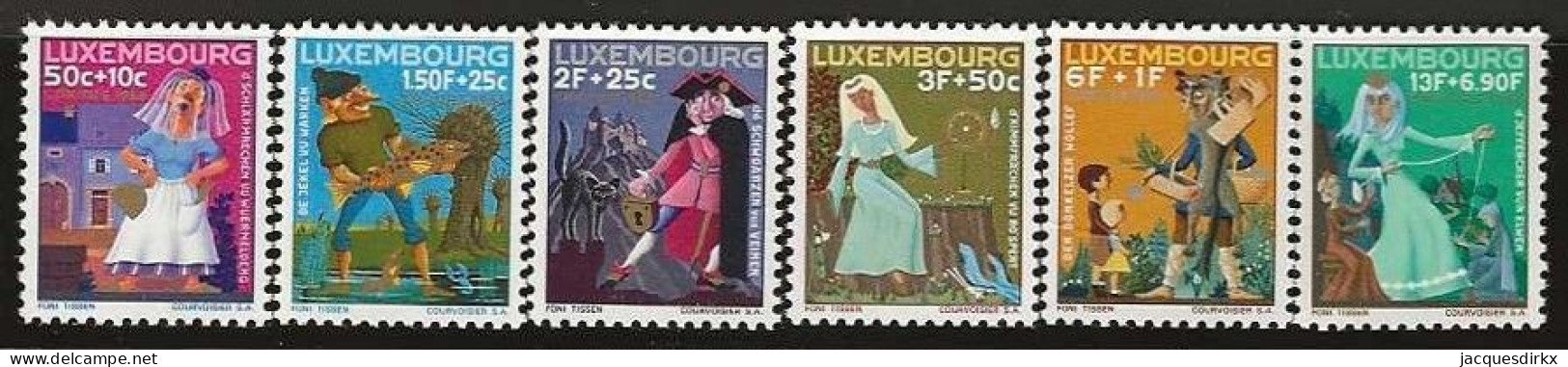 Luxembourg  .  Y&T   .   691/696   .   **    .    Neuf Avec Gomme Et SANS Charnière - Neufs