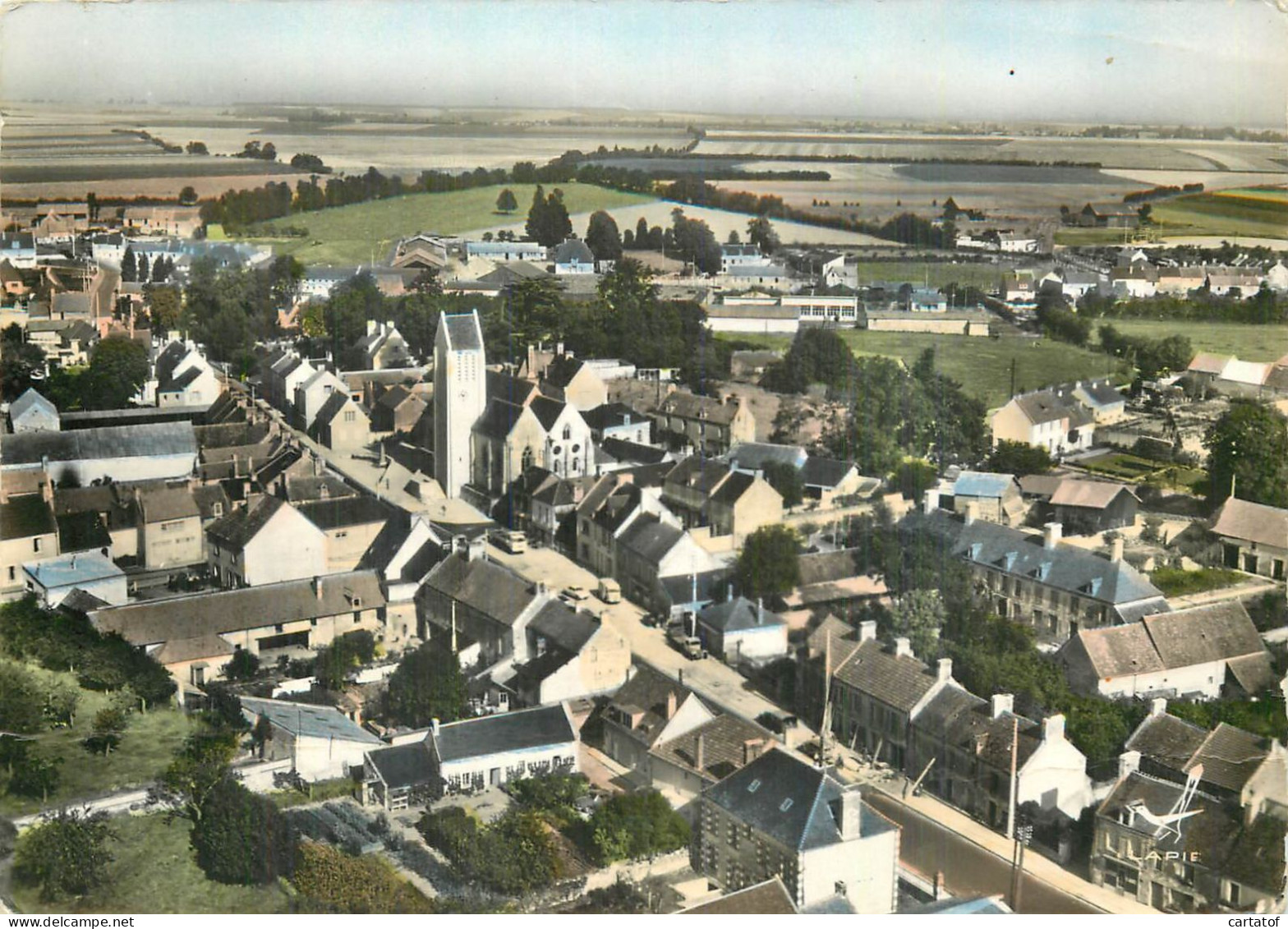 En Avion Au Dessus De SAINT SYLVAIN . Vue Générale . - Autres & Non Classés