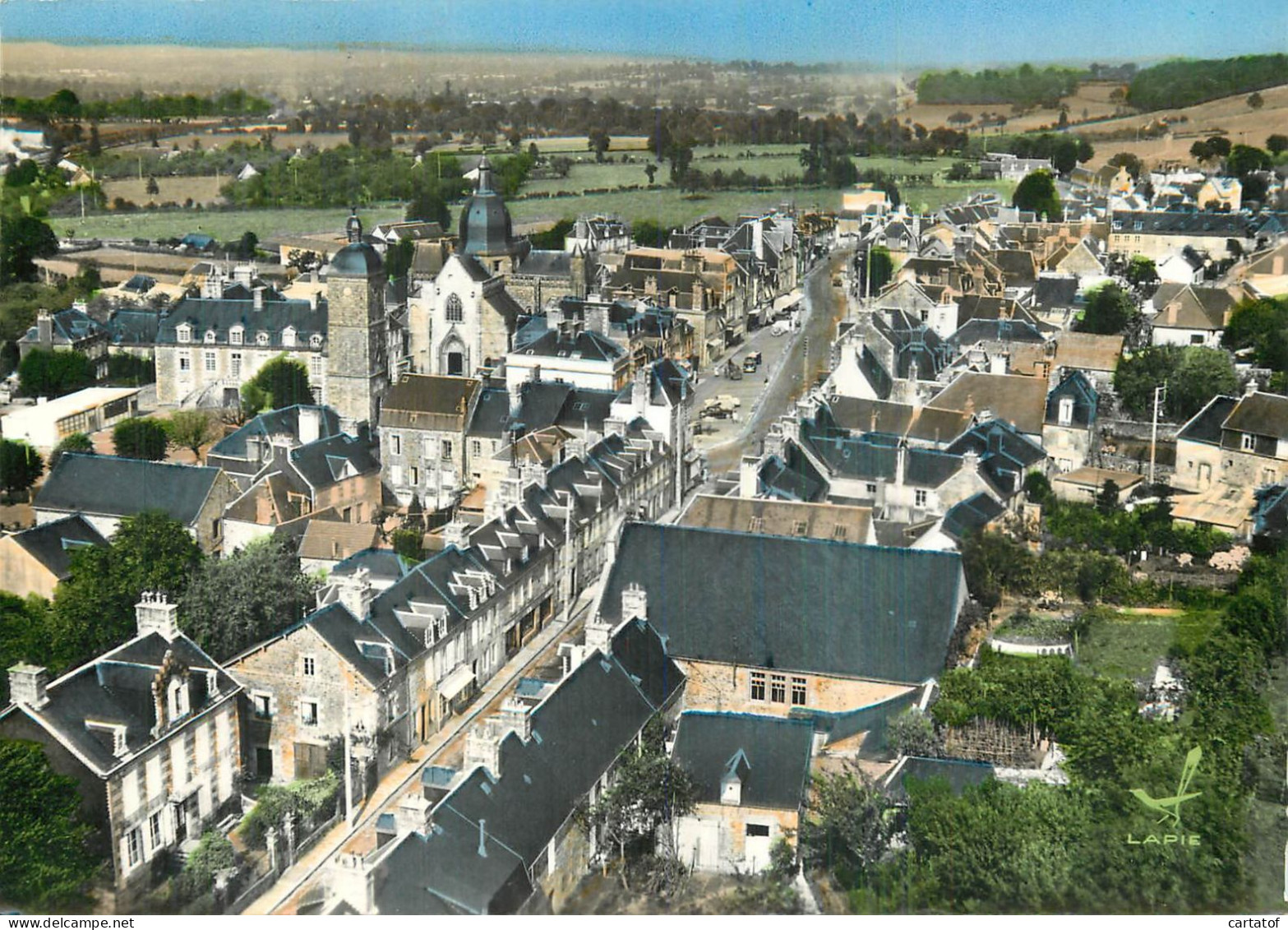 En Avion Au Dessus De SAINT SEVER CALVADOS . Vue Générale . - Andere & Zonder Classificatie