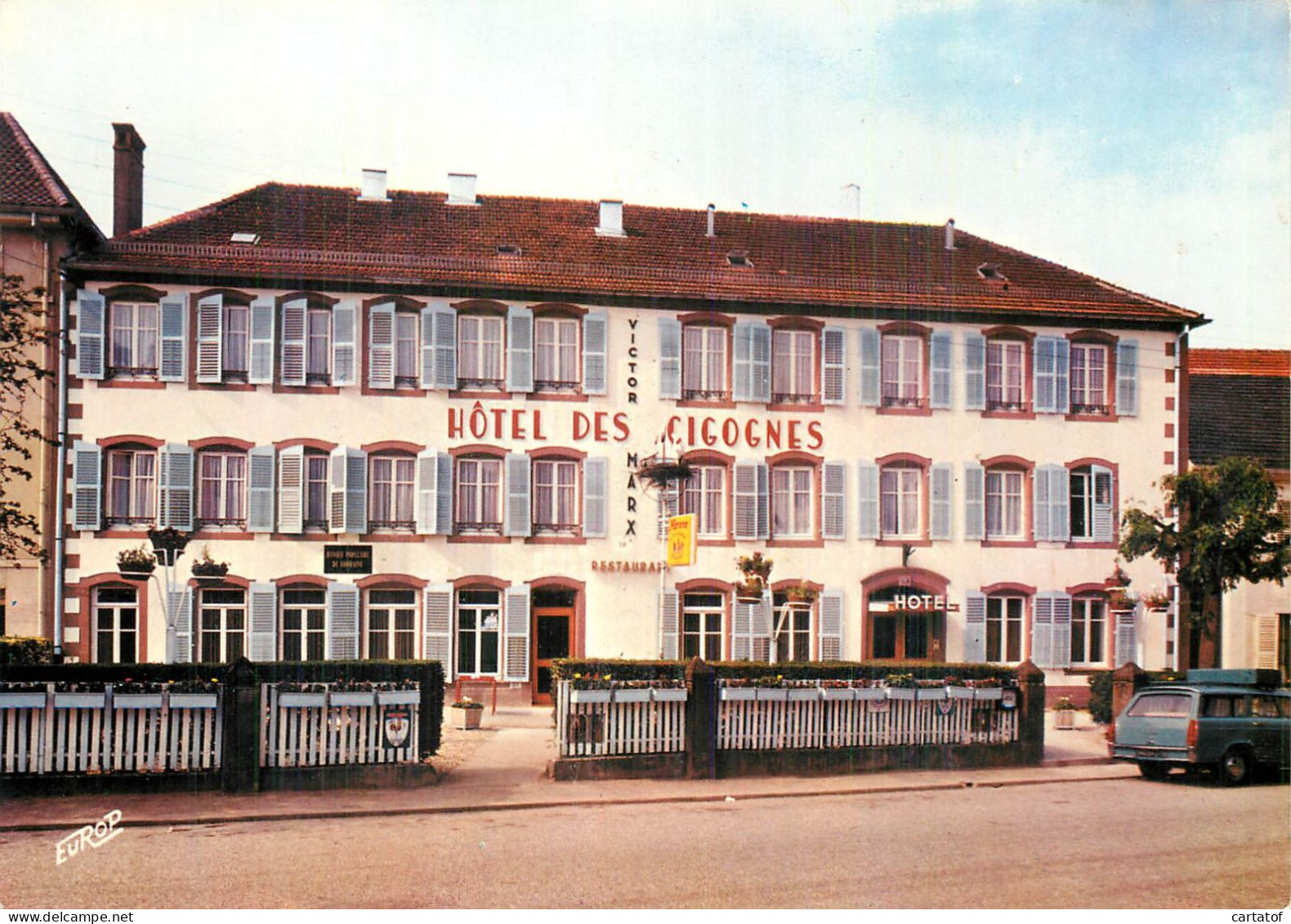 ABRESCHVILLER . Hôtel Restaurant DES CIGOGNES ? M Et G BAILLET - Autres & Non Classés