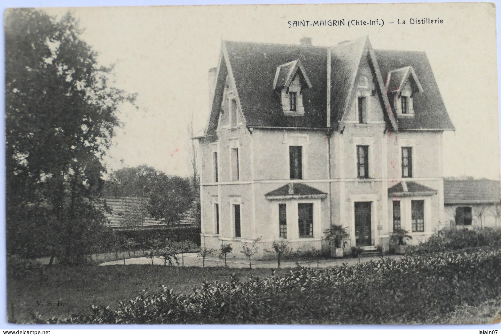 C. P. A. : 17 : SAINT MAIGRIN : La Distillerie, En 1915 - Other & Unclassified