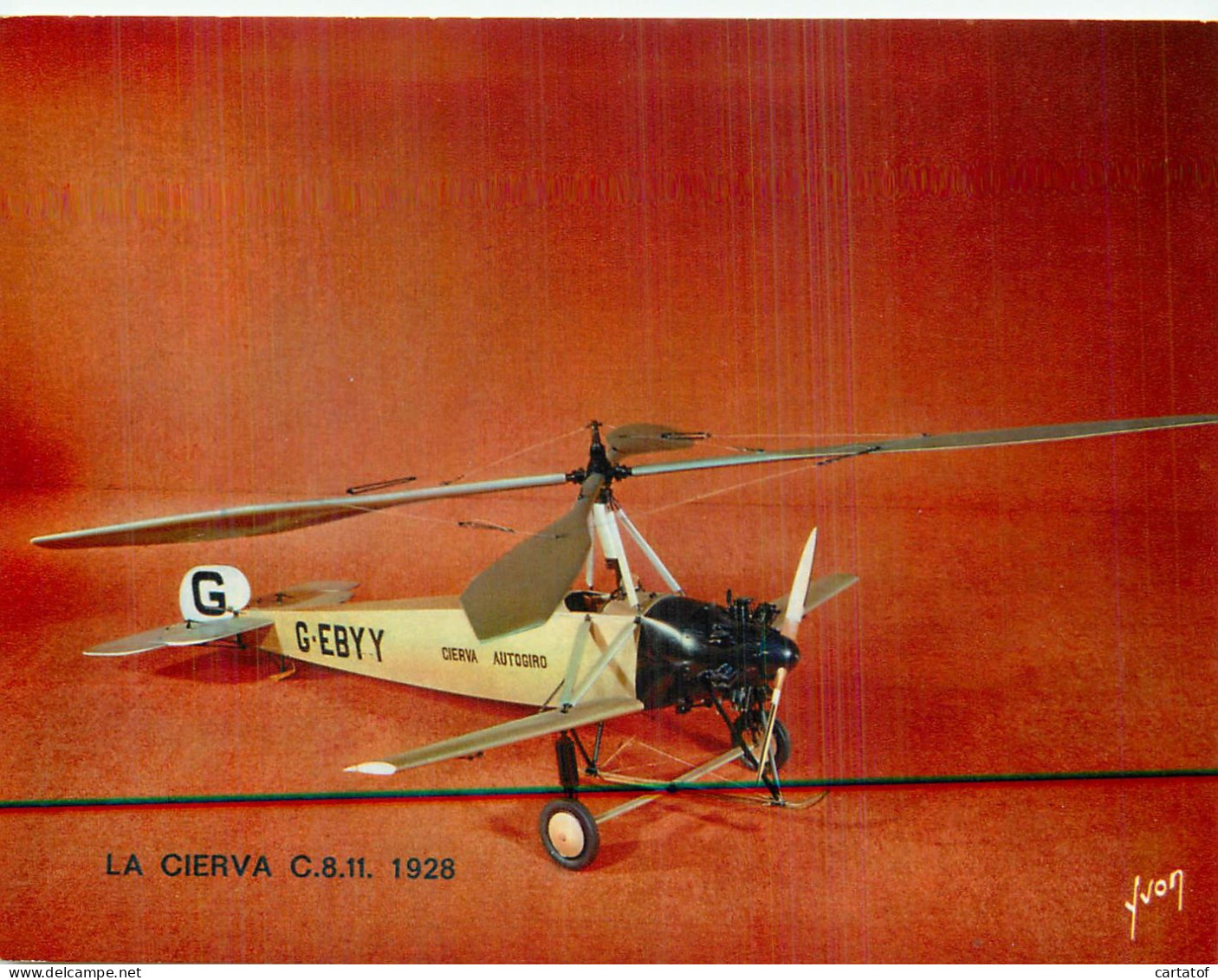 LA CIERVA C.8.AA  1928 .  Autogire - Autres & Non Classés