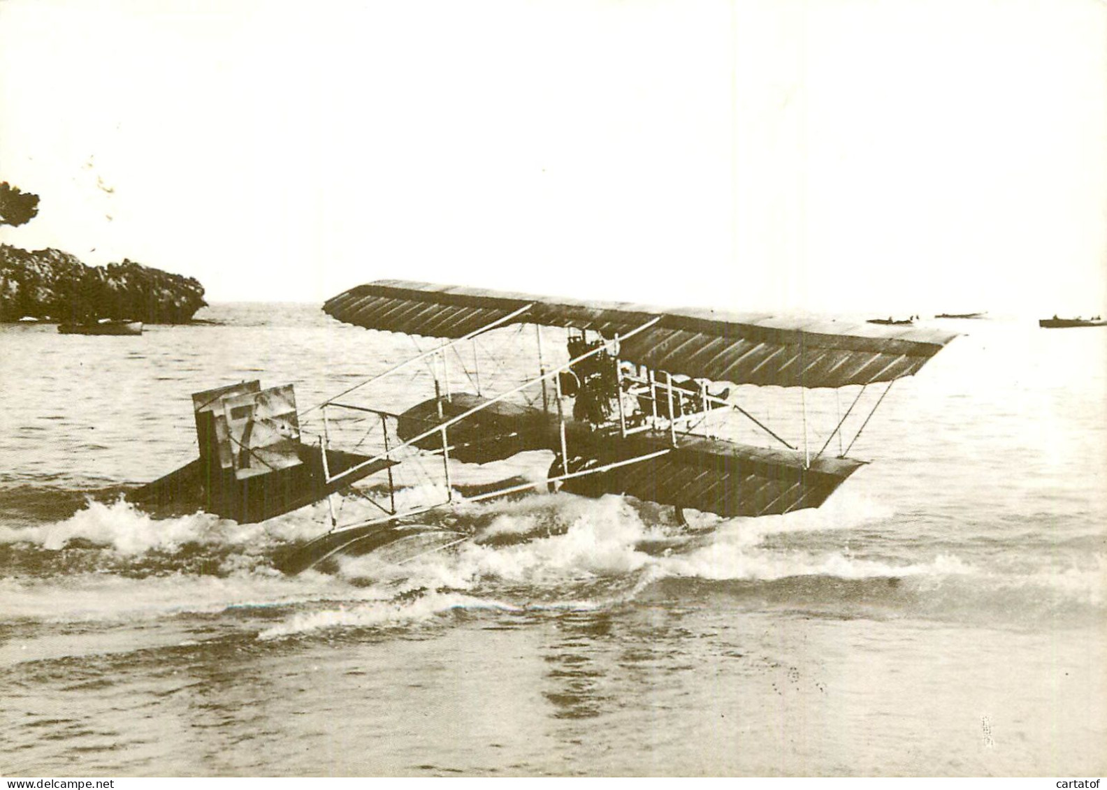 Hydravion Biplan CAUDRON  . COLLECTION HISTOIRE DE L'AVIATION - Autres & Non Classés