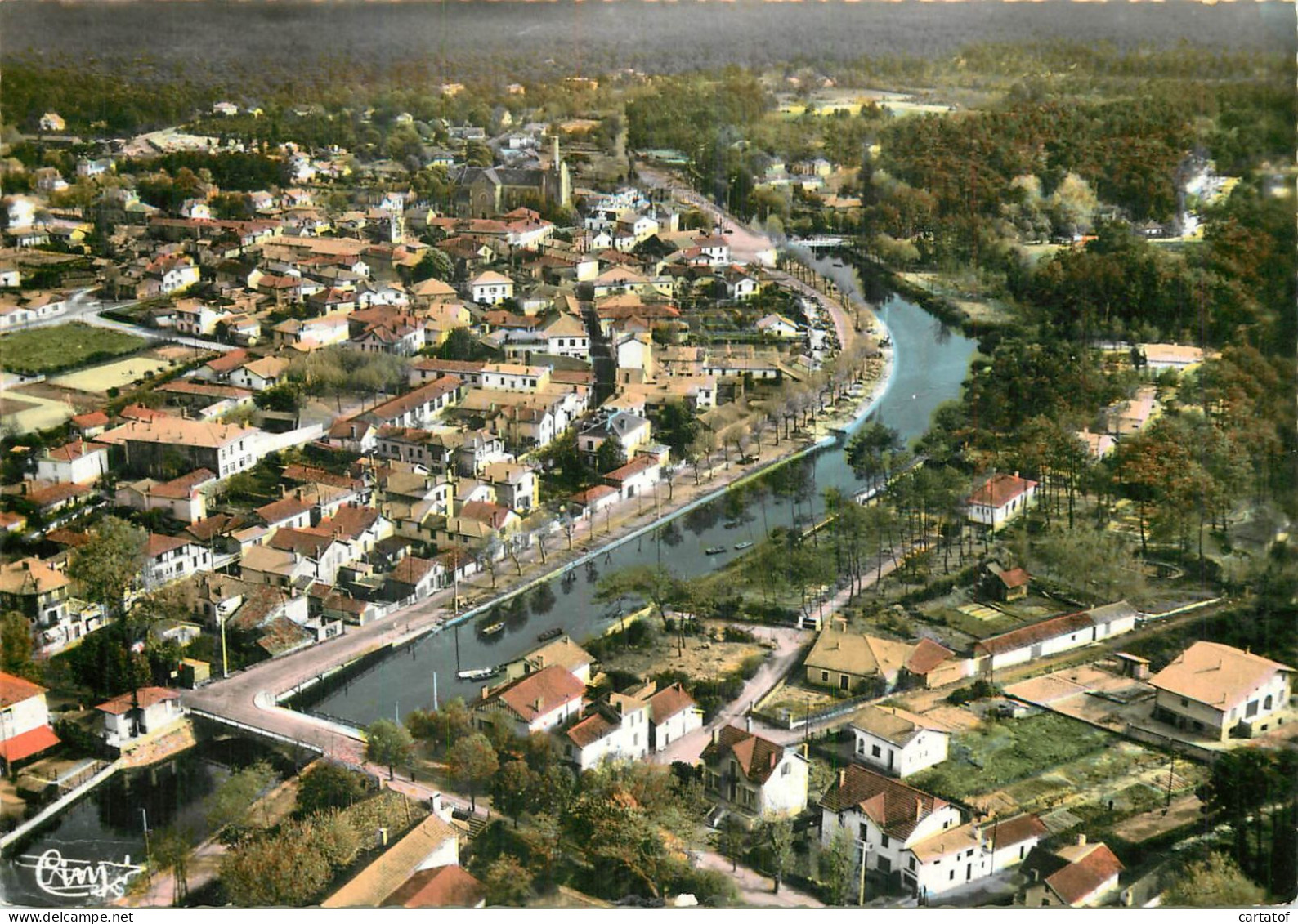 CAPBRETON . Le Boudigau . Vue Aérienne - Capbreton