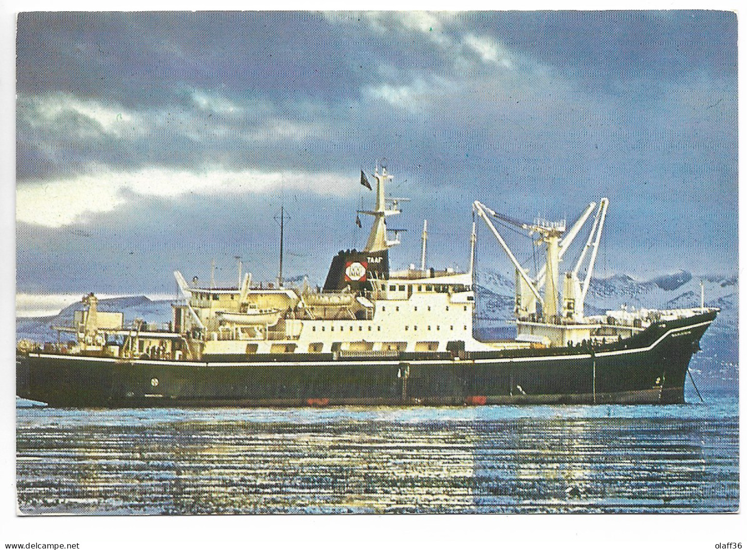 CPSM TAAF Bateau MARION - DUFRESNE Relève Des Iles Australes - TAAF : Territori Francesi Meridionali