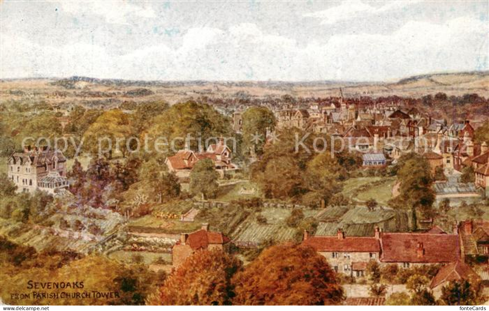 73853542 Sevenoaks  UK From Parish Church Tower  - Andere & Zonder Classificatie