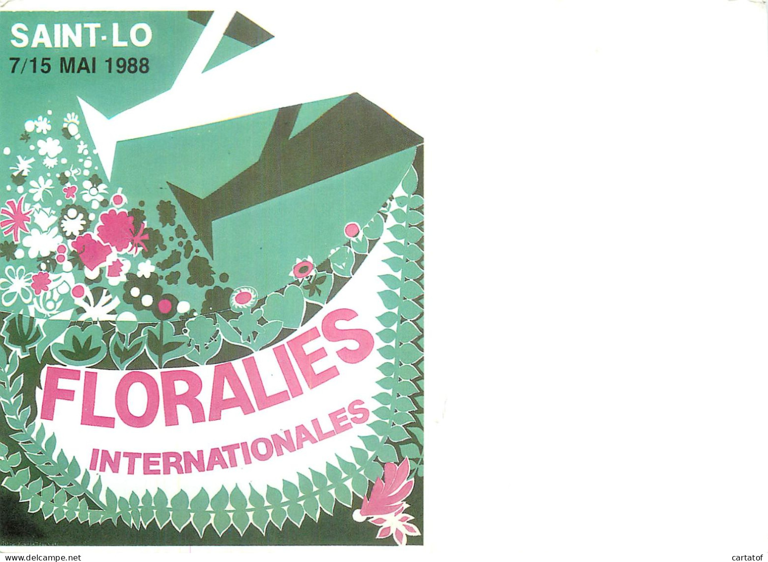 SAINT-LO . 2° Floralies InternationaleS 1988 - Saint Lo