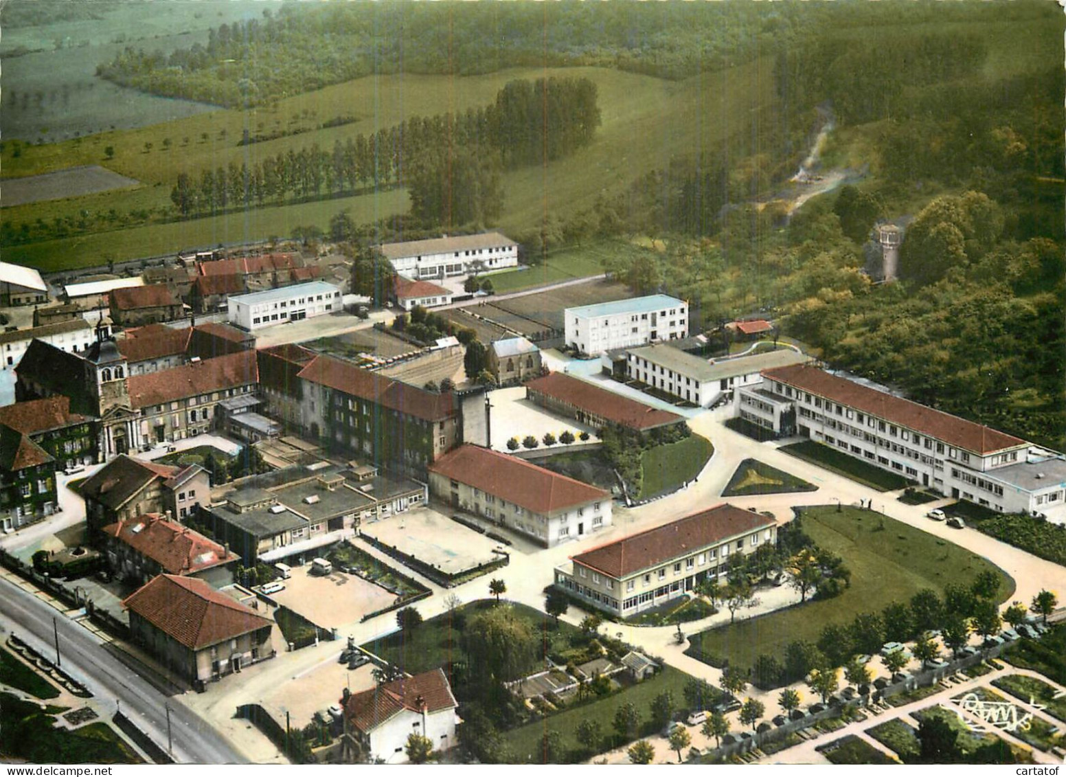 FLAVIGNY Sur MOSELLE . Vue Aérienne Du Centre De Réadaptation . - Andere & Zonder Classificatie