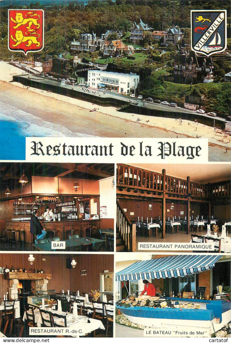 VILLERVILLE . Bar Restaurant LA PLAGE - Villerville