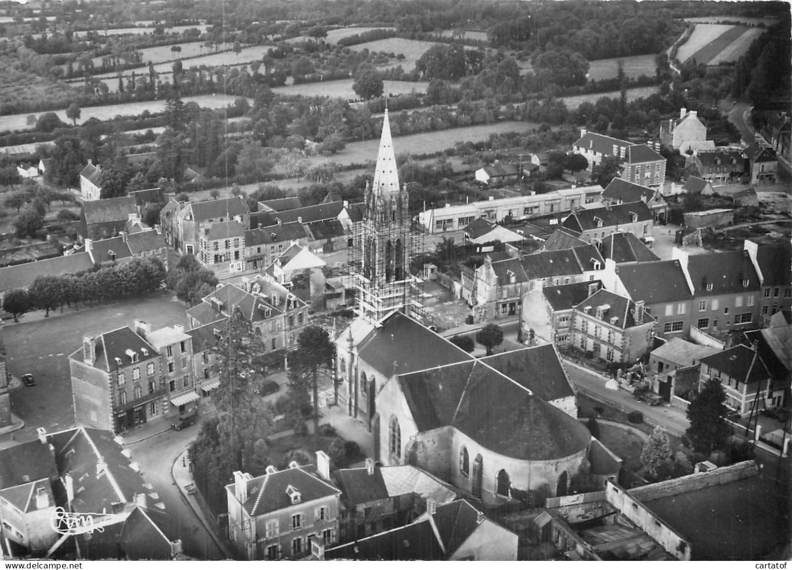 CAUMONT L'EVENTE . Quartier De L'Eglise . Vue Aérienne - Sonstige & Ohne Zuordnung