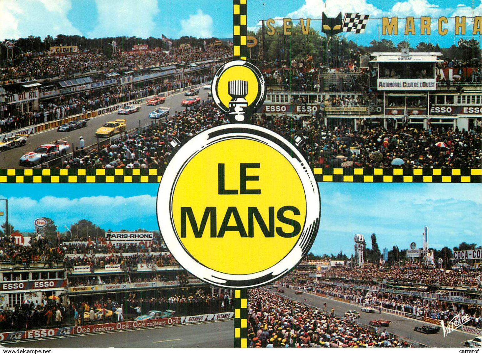 LE MANS . Course Automobile . CP Multivues - Le Mans