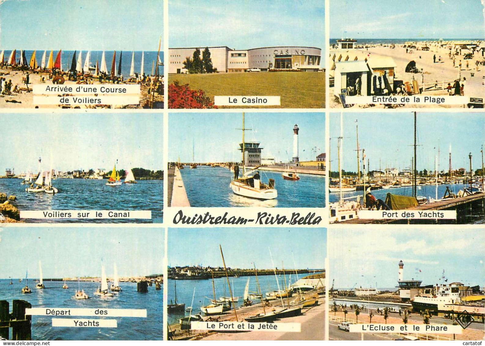 OUISTREHAM RIVA BELLA .  CP Multivues - Ouistreham