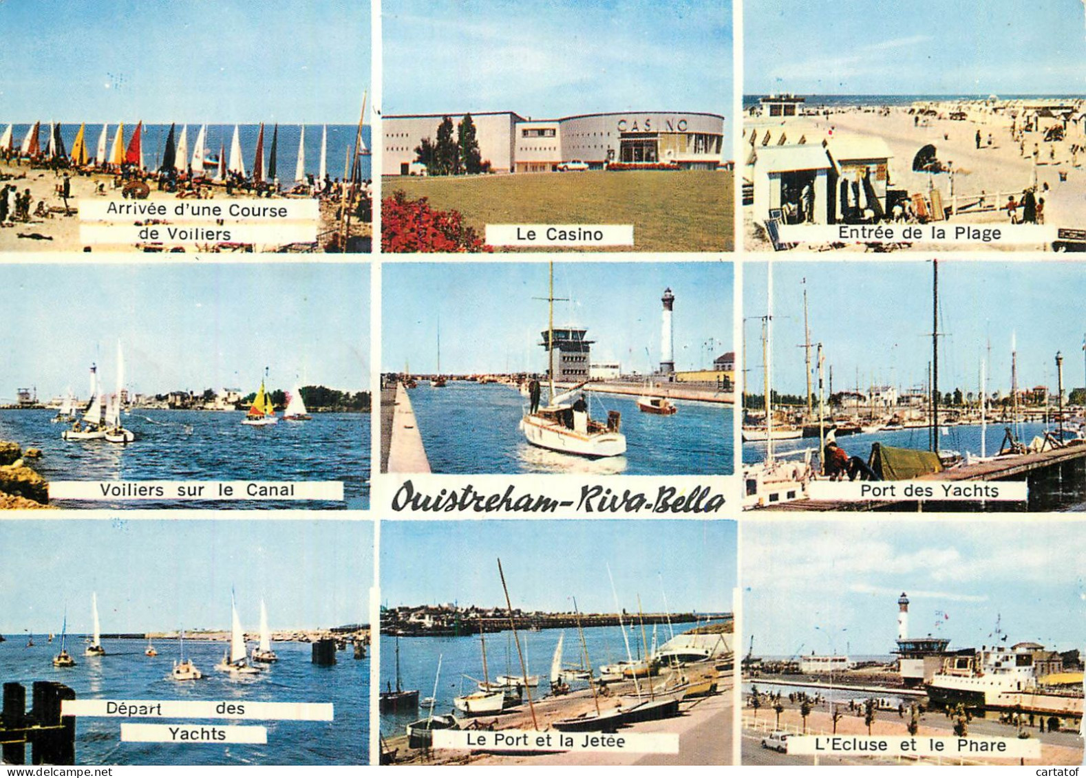 OUISTREHAM RIVA BELLA .  CP Multivues - Ouistreham