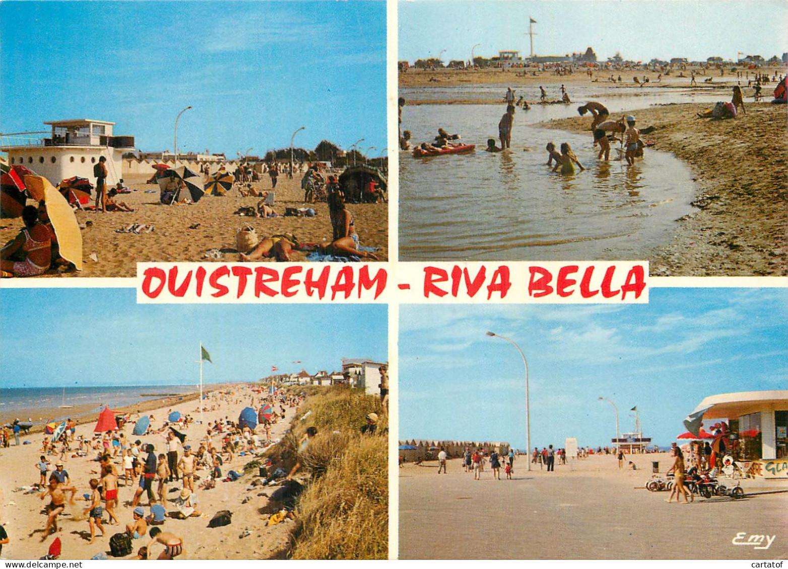 OUISTREHAM RIVA BELLA .  CP Multivues - Ouistreham