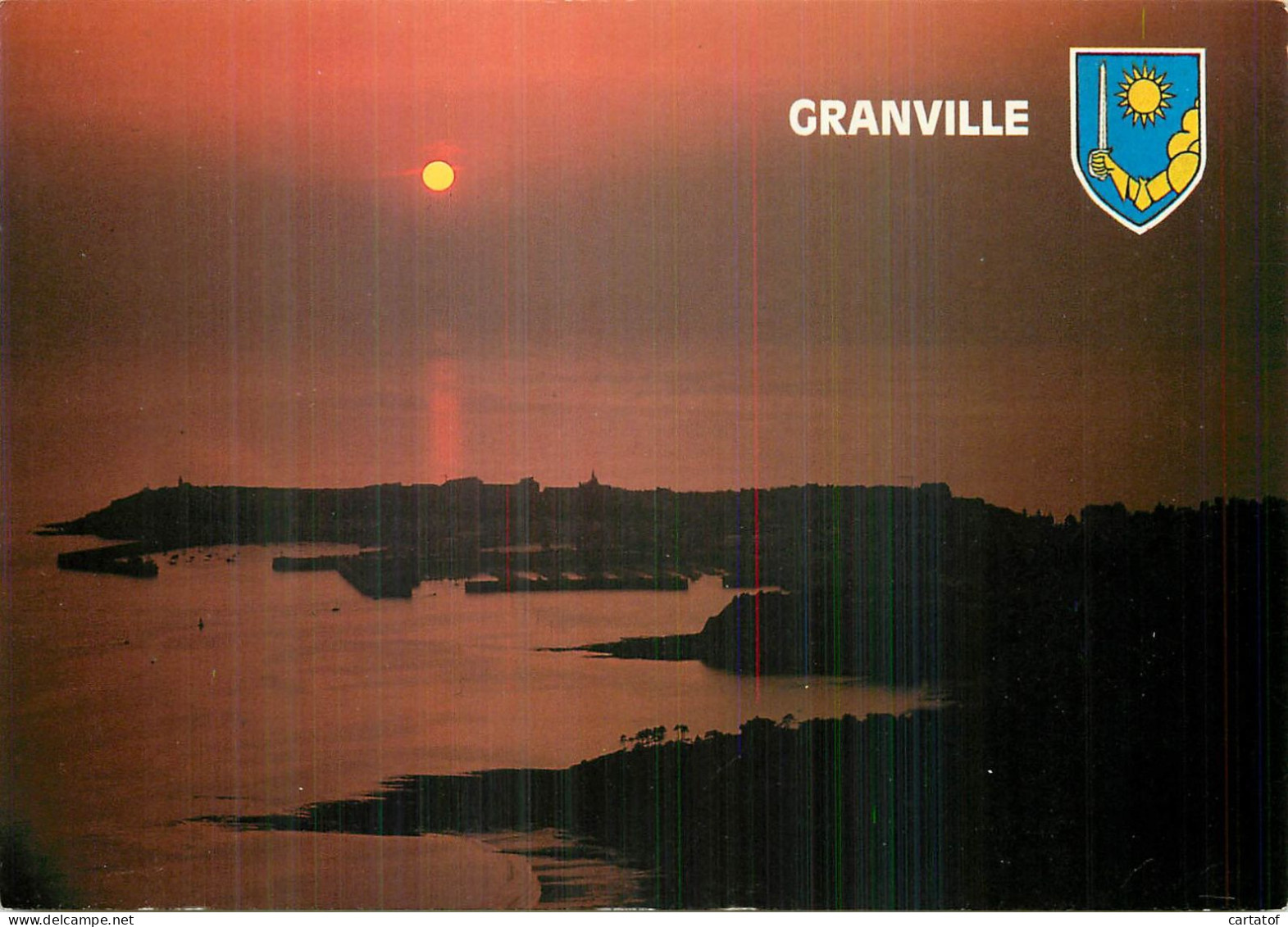 GRANVILLE . Coucher De Soleil Sur La Pointe Du Roc - Granville