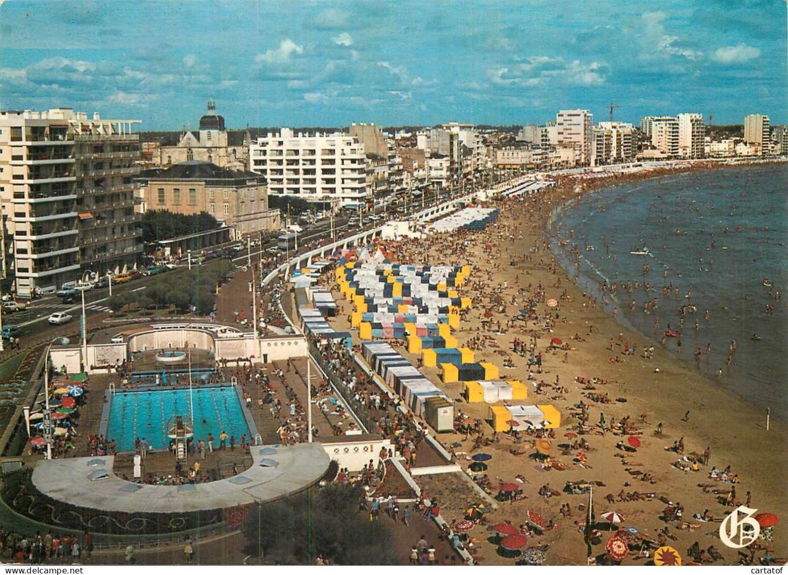 LES SABLES D'OLONNE . La Plage . La Piscine . Le Remblai - Sables D'Olonne