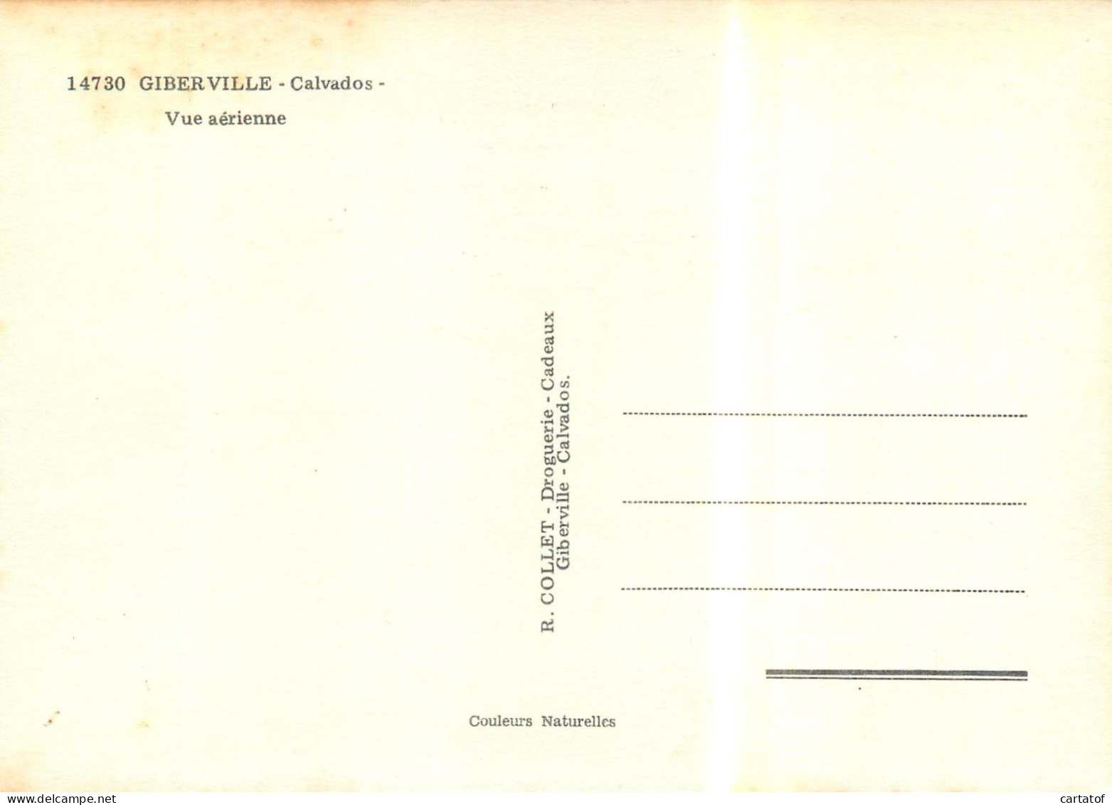 GIBERVILLE . Vue Aérienne - Otros & Sin Clasificación