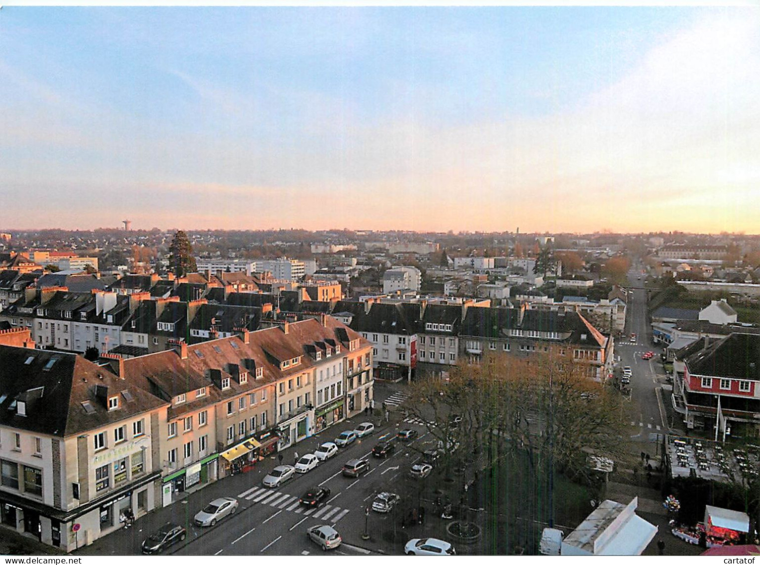 SAINT LO .  Noël 2019 . Place De Gaulle. LA GRANDE ROUE  Carte N°2. Série 8 Cartes Tirage 25 Ex. Club CARTO - Saint Lo