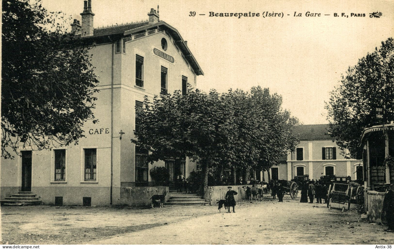 N81 - 38 - BEAUREPAIRE - Isère - La Gare - Beaurepaire