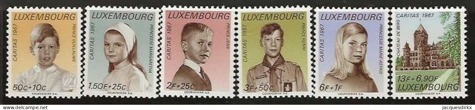 Luxembourg  .  Y&T   .   710/715    .   **    .    Neuf Avec Gomme Et SANS Charnière - Unused Stamps
