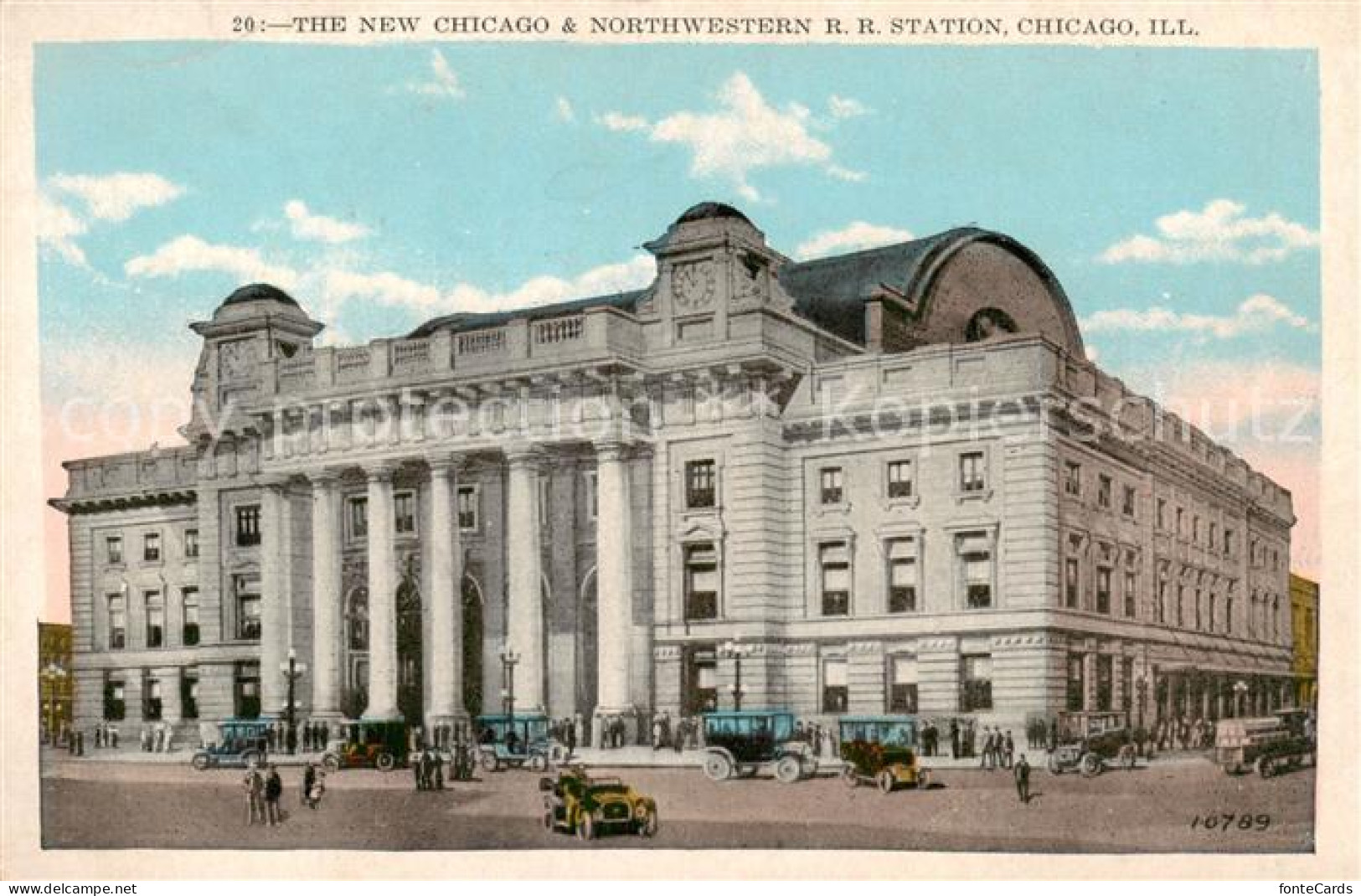 73808431 Chicago_Illinois The New Chicago And Northwestern RR Station - Andere & Zonder Classificatie