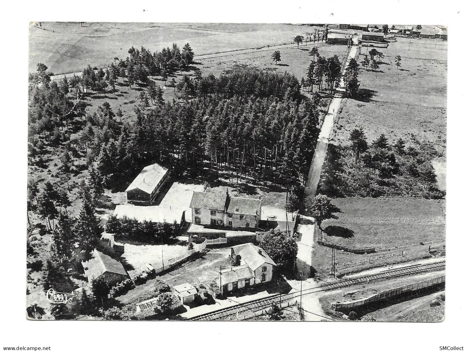 La Souchère Les Bains, Vue Aérienne, Colonie De Vacances (4090) - Andere & Zonder Classificatie