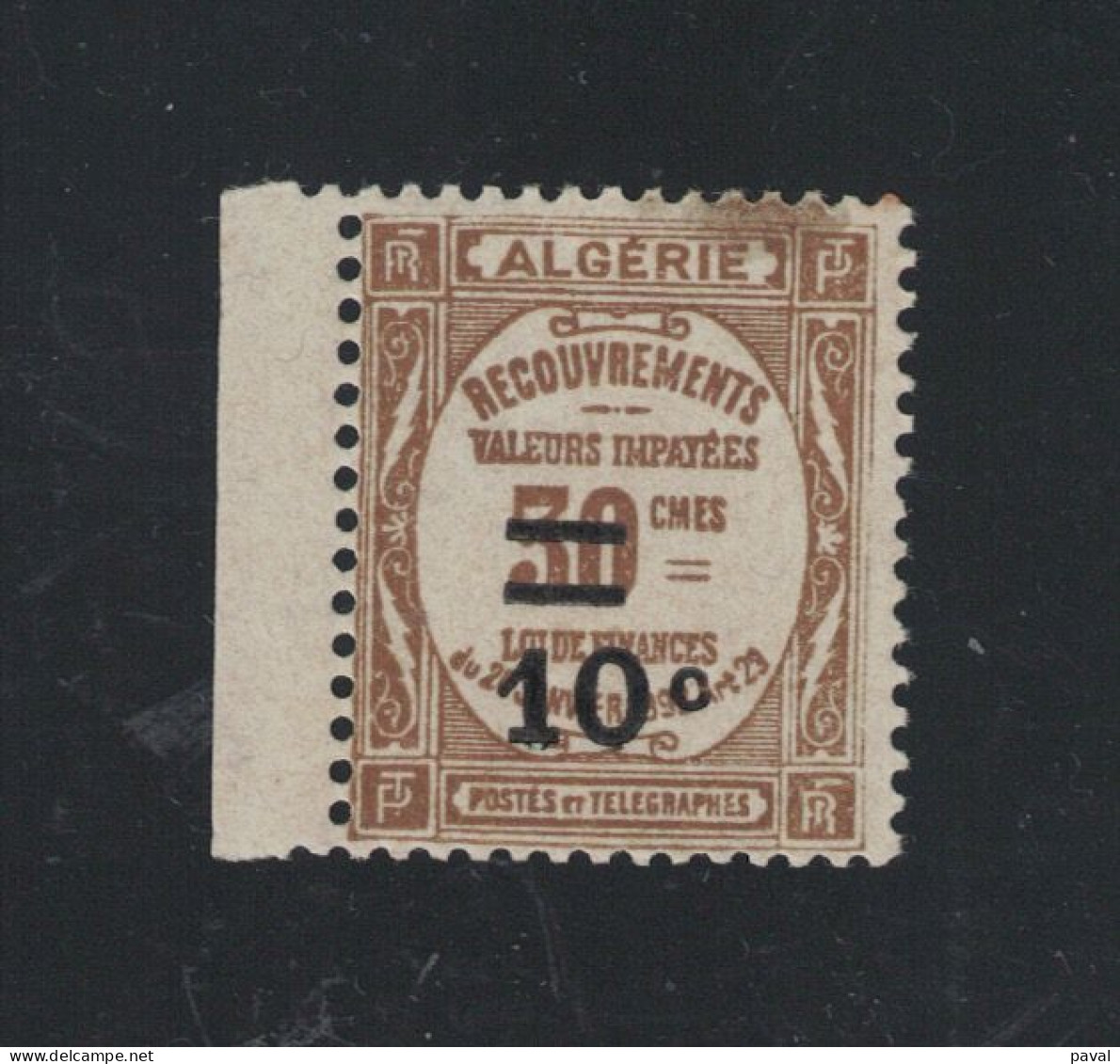 TAXE N°21  NEUF** MNH, COTE 10,00€, ALGERIE, 1926/32 - Timbres-taxe