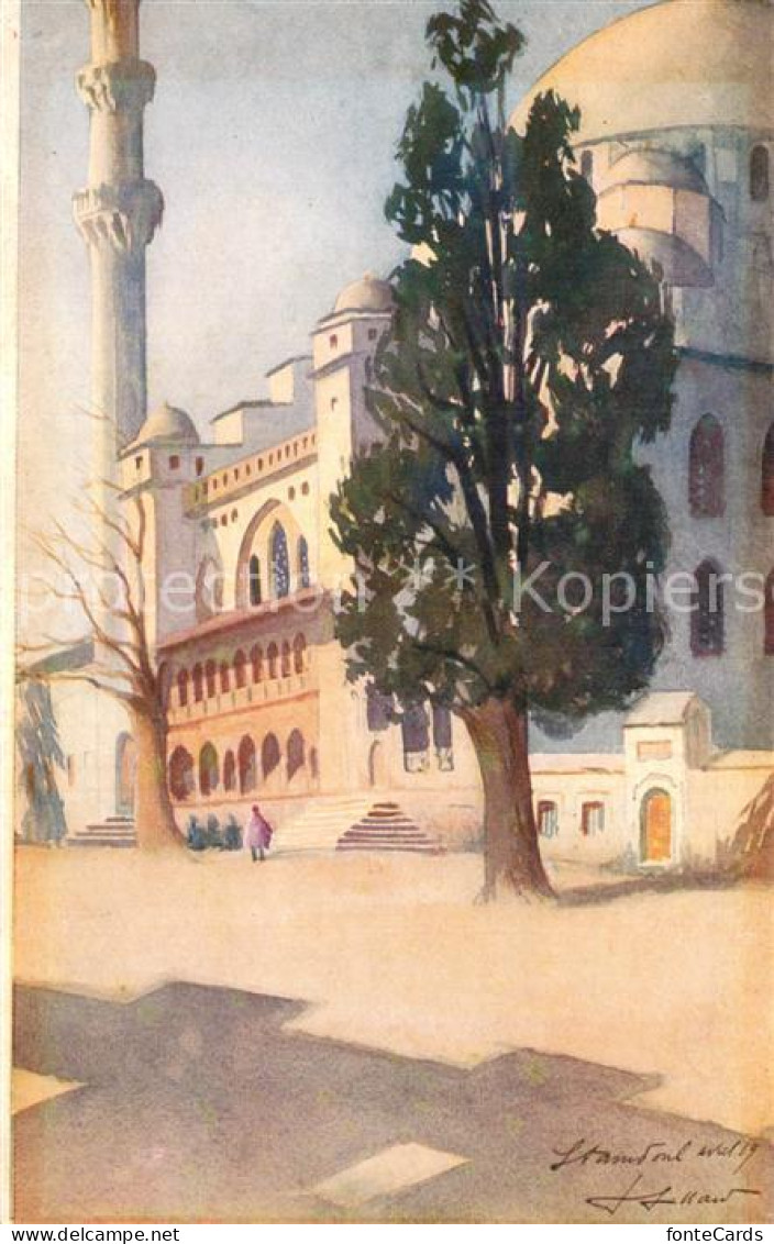 73783645 Istanbul Constantinopel TK Suleyman-Moschee Kuenstlerkarte  - Turkey