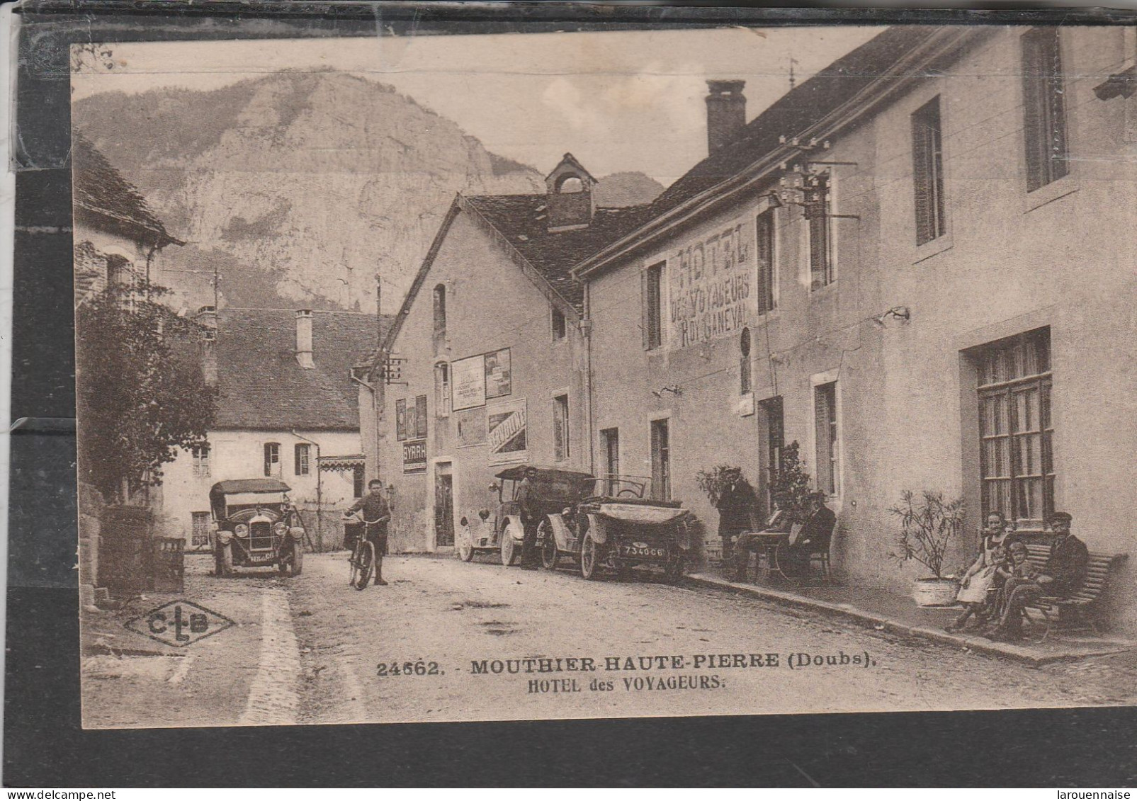 25 - MOUTHIER HAUTE PIERRE - Hôtel Des Voyageurs (note De L' Hôtel) - Autres & Non Classés