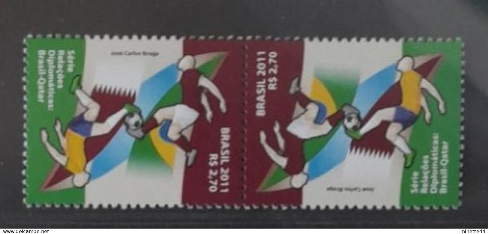 BRESIL BRASIL  2011  MNH**   FOOTBALL FUSSBALL SOCCER CALCIO VOETBAL FUTBOL FUTEBOL FOOT FOTBAL - Unused Stamps