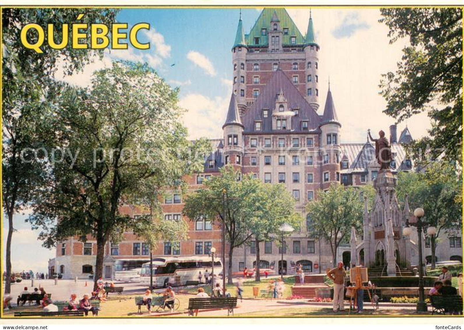 73783068 Quebec Canada La Place D’Armes Et Le Chateau Frontenac  - Unclassified