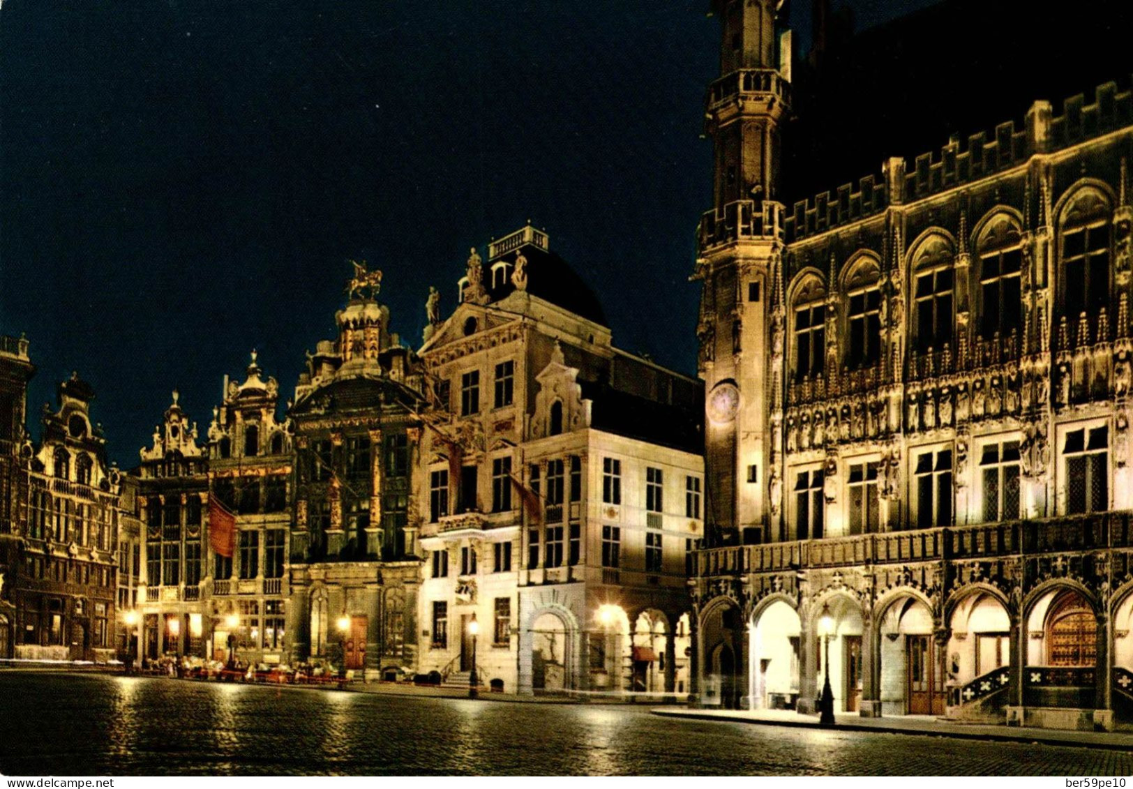 BELGIQUE BRUXELLES HOTEL DE VILLE L'ETOILE LE CYGNE L'ARBRE D'OR - Monumenten, Gebouwen