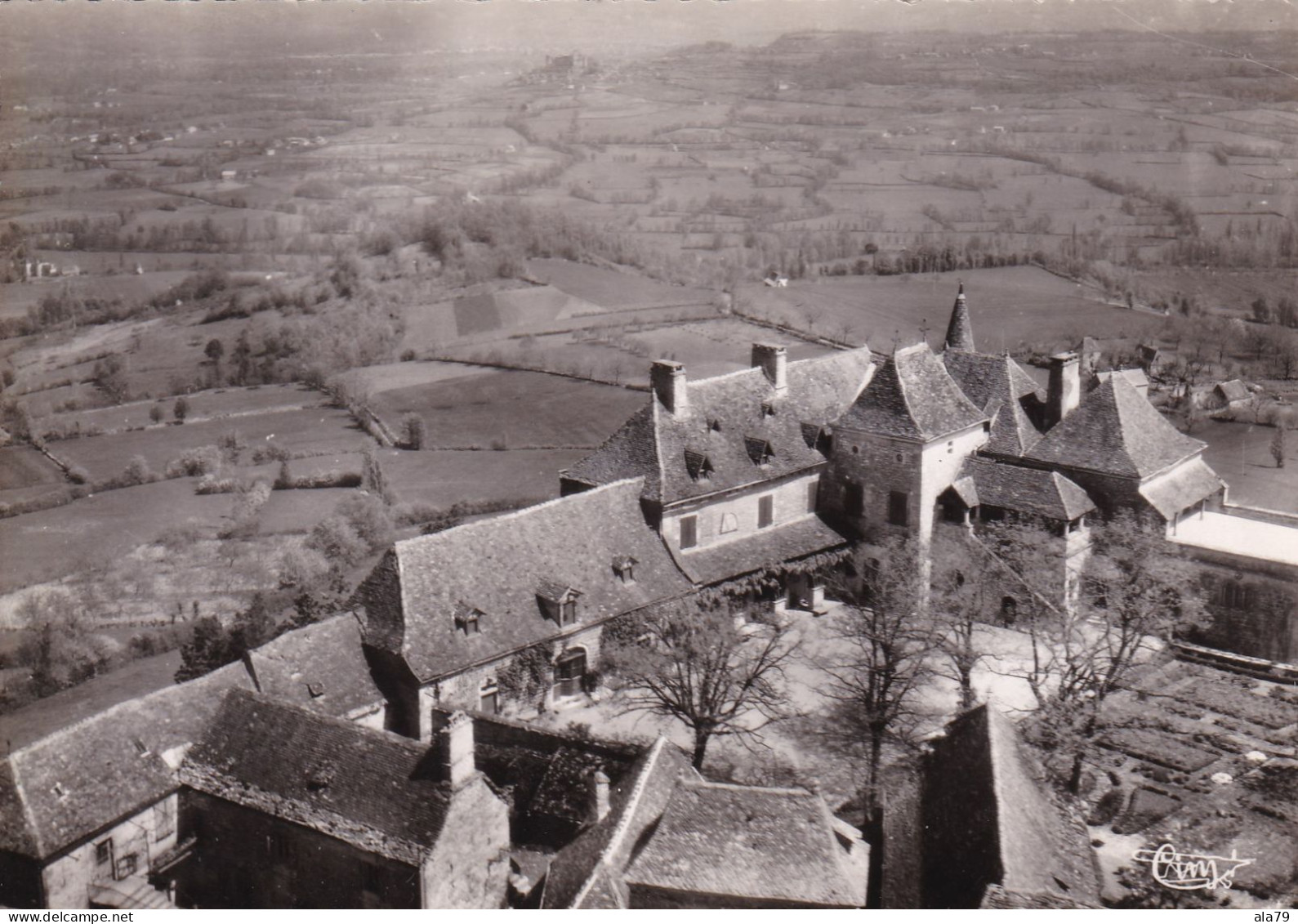 Loubressac Le Château Vue Aérienne - Other & Unclassified