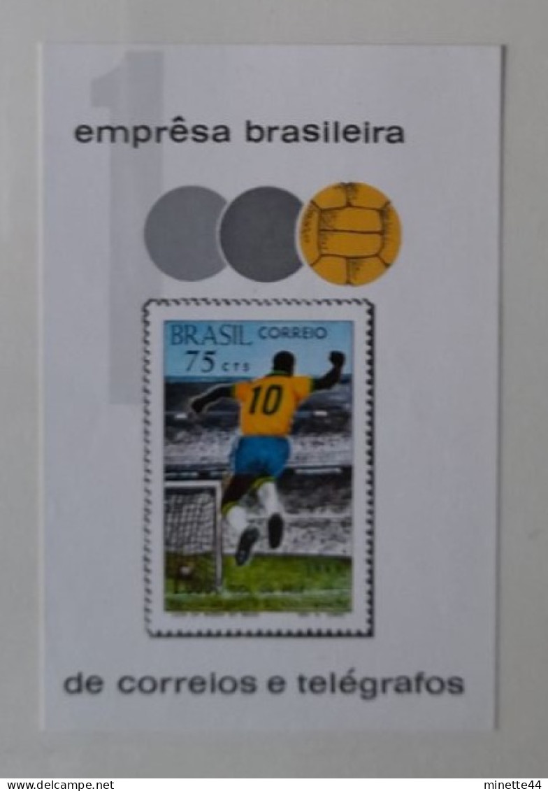 BRESIL BRASIL  1969 PELE  MNH**   FOOTBALL FUSSBALL SOCCER CALCIO VOETBAL FUTBOL FUTEBOL FOOT FOTBAL - Nuovi